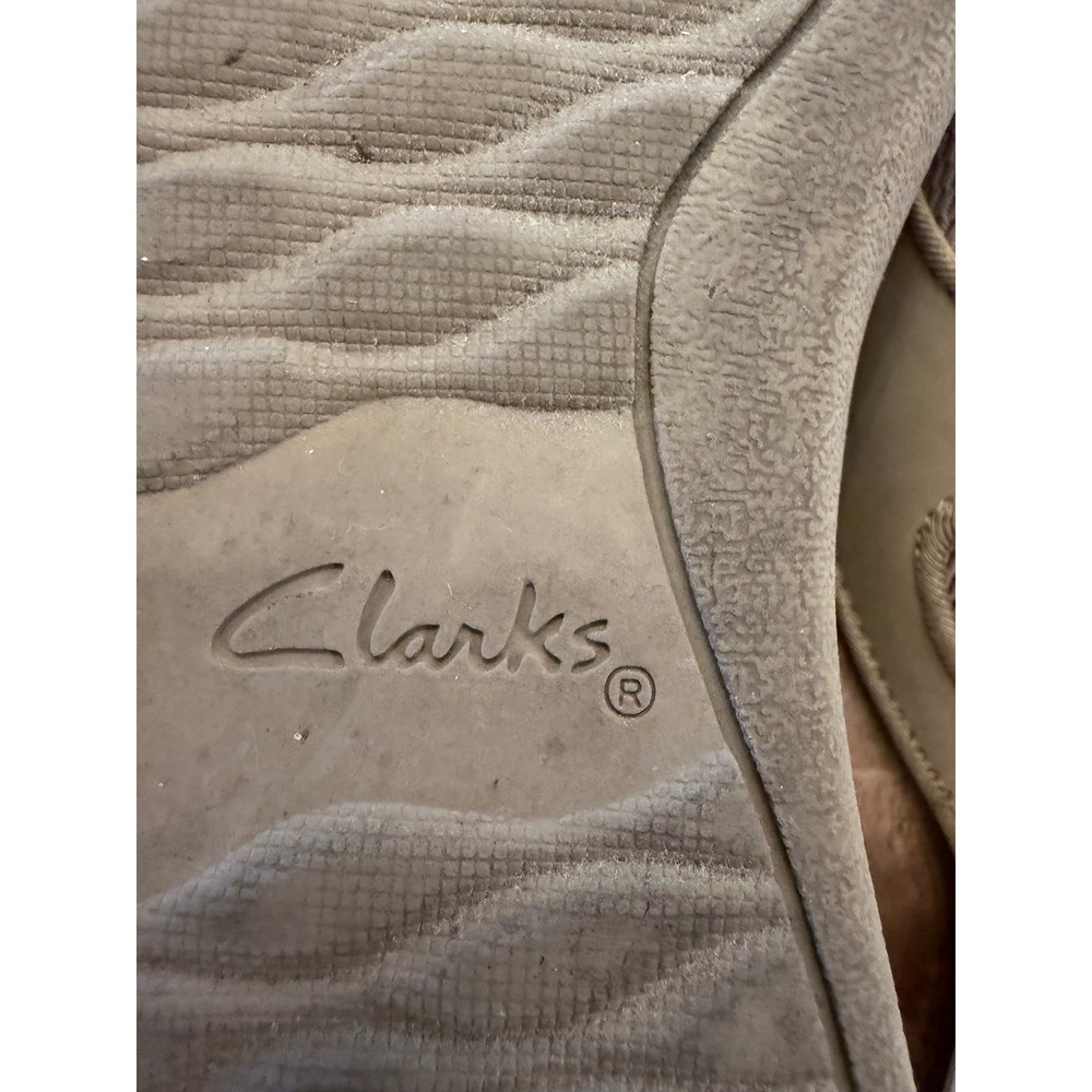 Clarks Cloudsteppers Arla Glitz Flip Flop Sandals Womens 11 Taupe Tan - Picture 6 of 9